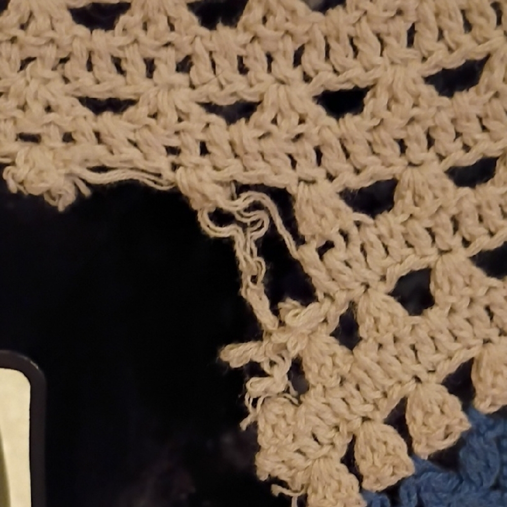 Bohemian Crochet Halter Top with Great Design. This Item Is Flawed. - Picture 5 of 9